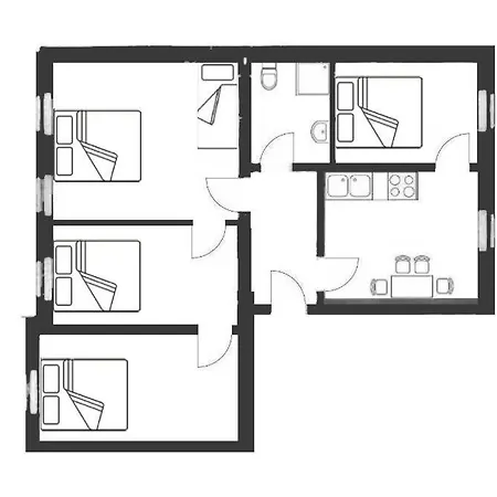 New Flat For 7 Special Price Per Month 4